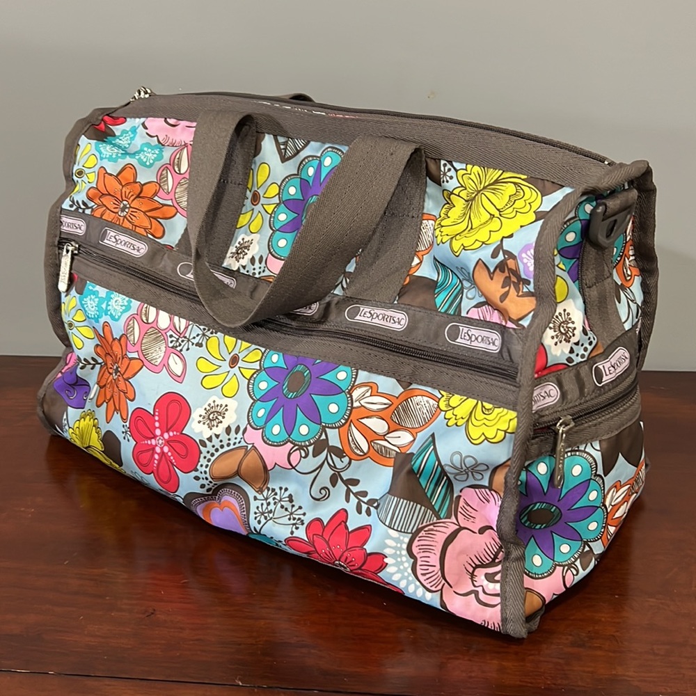 Lesportsac Floral Travel Deluxe Bag Gem